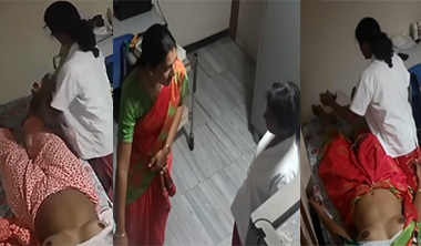 Tamil Auntys Boobs Show Nurse on Clinic Ipcam Captured